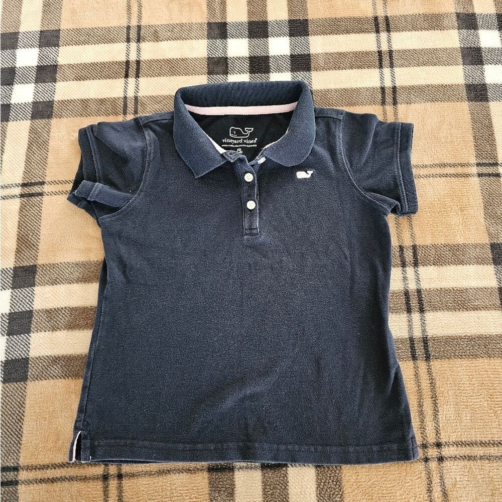 Vineyard Vines Dark Blue Kids Polo
